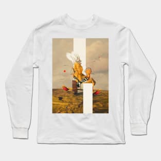 Yellow Echoes of Time Long Sleeve T-Shirt